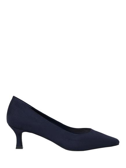 Paradox London Tova Stiletto Heel Court Shoes, Navy, Navy