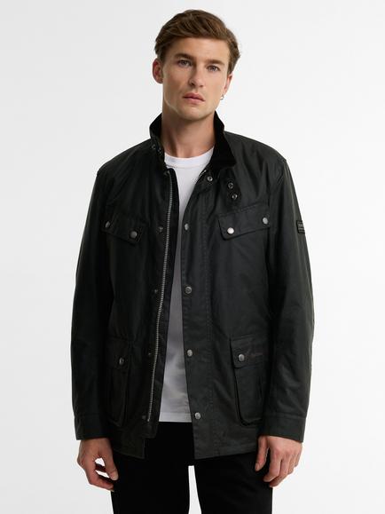 Barbour International Duke Waxed Jacket, Sage, Sage