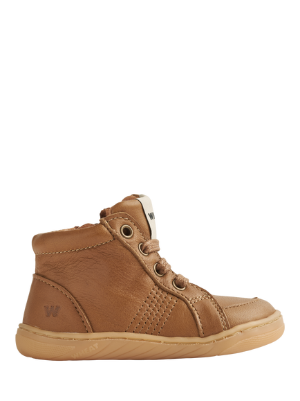 WHEAT Baby Laced Front Prewalker Boots, Cognac, Cognac