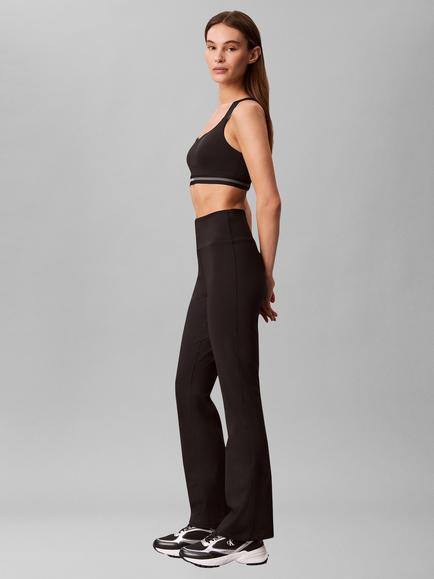 Calvin Klein Breathable Flared Leggings, Black - view 2, Black