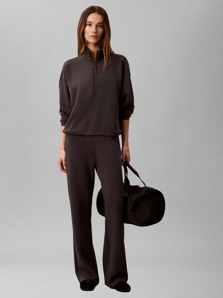 Calvin Klein Smooth Knit Lounge Trousers, Dark Grey, Dark Grey