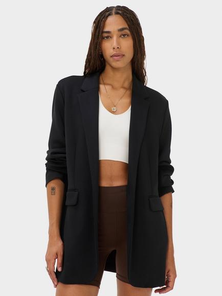 Sweaty Betty Jersey Blazer, Black, Black