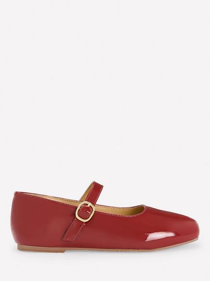 Mini Boden Kids' Square Toe Mary Jane Shoes, Burnt Orange, Burnt Orange