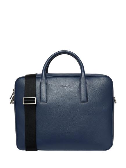 Calvin Klein Micro Pebble Commuter Laptop Bag, Midnight Blue, Midnight Blue