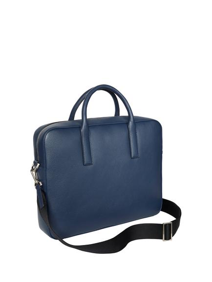 Calvin Klein Micro Pebble Commuter Laptop Bag, Midnight Blue - view 2, Midnight Blue