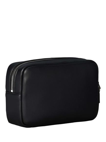 Calvin Klein Raised Logo Pouch, Black - view 2, Black