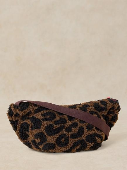 White Stuff Meadow Fluffy Crossbody Bag, Brown Mlt - view 2, Brown Mlt