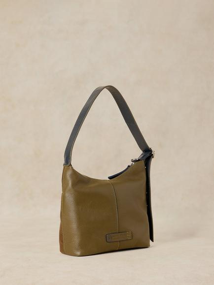 White Stuff Suede Mini Cross Body Bag, Khaki - view 2, Khaki