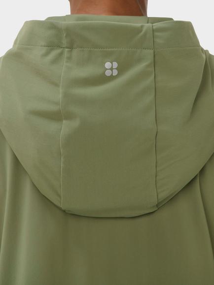 Sweaty Betty Explorer Cropped Zip Jacket - view 2, Green
