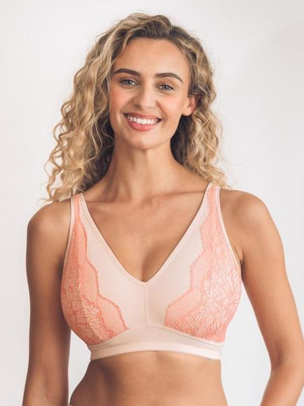 Royce Anya Fuller Cup Post Surgery Bra, Blush/Coral - view 2, Blush/Coral