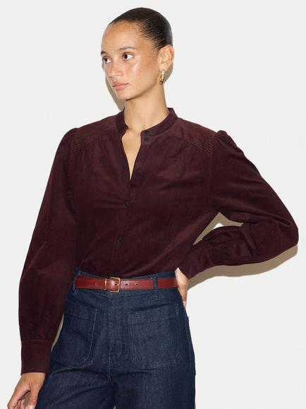 Jigsaw Baby Corduroy Shirt, Burgundy, Burgundy