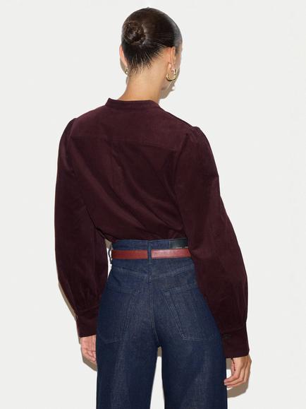 Jigsaw Baby Corduroy Shirt, Burgundy - view 2, Burgundy