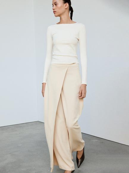 Mango Knit Top, Raw