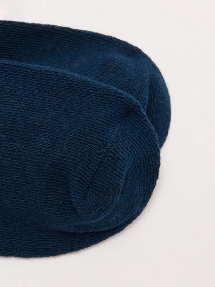 Mango Kids' Calcetines Cotton Blend Ankle Socks, Navy - view 2, Navy