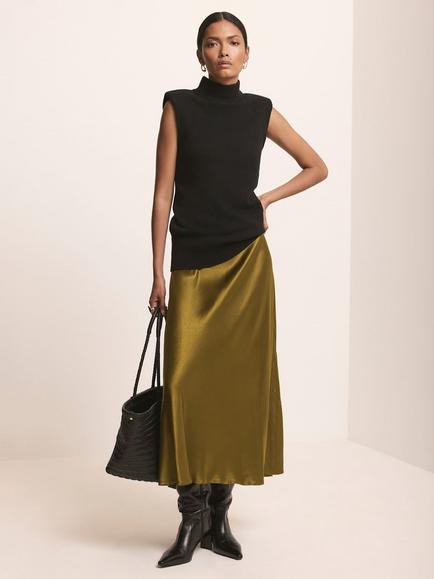 Mint Velvet Sleeveless Knit Top, Black, Black