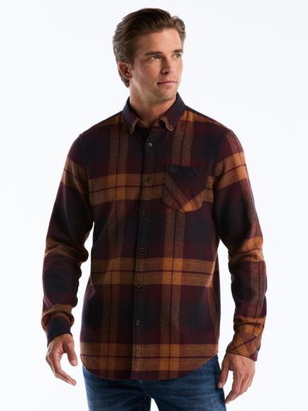 Original Penguin Checked Cotton Shirt, Port Royale, Port Royale