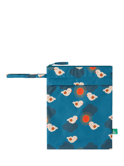 Little Green Radicals Kids' Birds Waterproof Bag, Blue, Blue