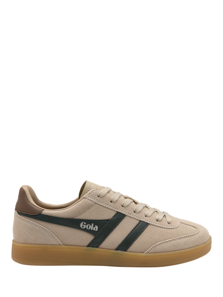 Gola Classics Men's Viper Suede Trainers, Bone/Dark Khaki