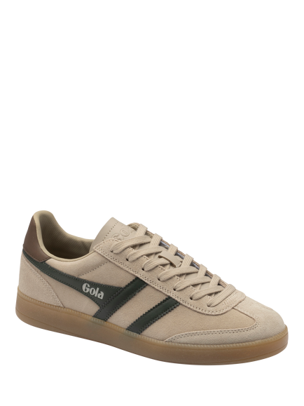Gola Classics Men's Viper Suede Trainers - view 2, Bone/Dark Khaki
