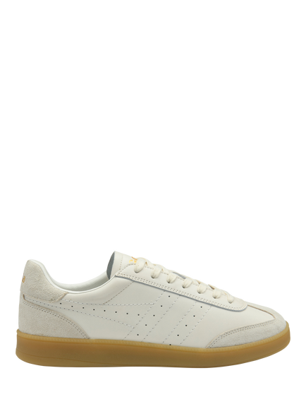 Gola Viper Luxe Leather Trainers, White/Gum, White/Gum