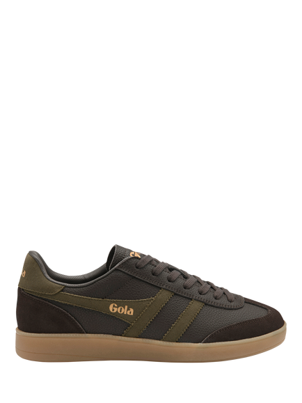 Gola Classics Men's Viper Suede Trainers, Mocha Pebble/Khaki