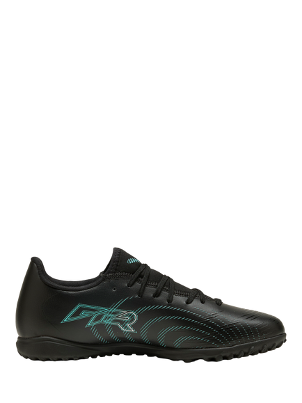 PUMA Men's Future 9 Play TT Football Boots, Black/Mint/White, Black/Mint/White