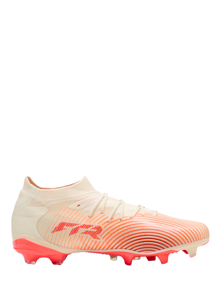 PUMA Women's Future 9 Match FG/AG Football Boots, White/Red/Black, White/Red/Black