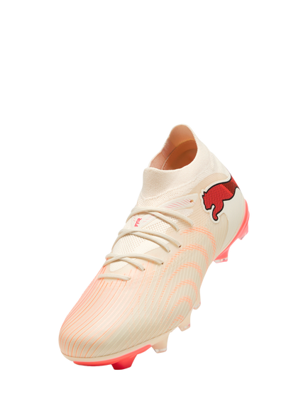 PUMA Women's Future 9 Match FG/AG Football Boots, White/Red/Black - view 2, White/Red/Black