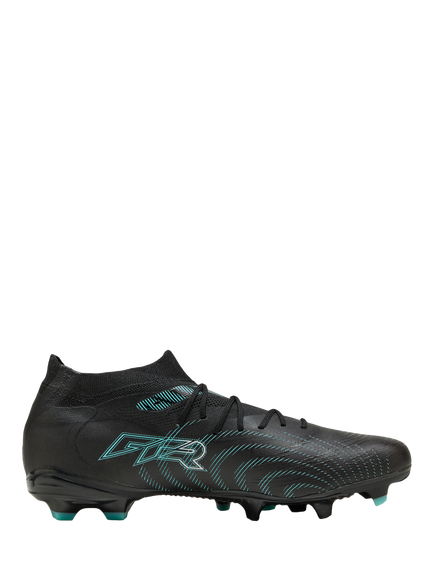 PUMA Men's Future 9 Match FG/AG Football Boots, Black/Mint/White, Black/Mint/White