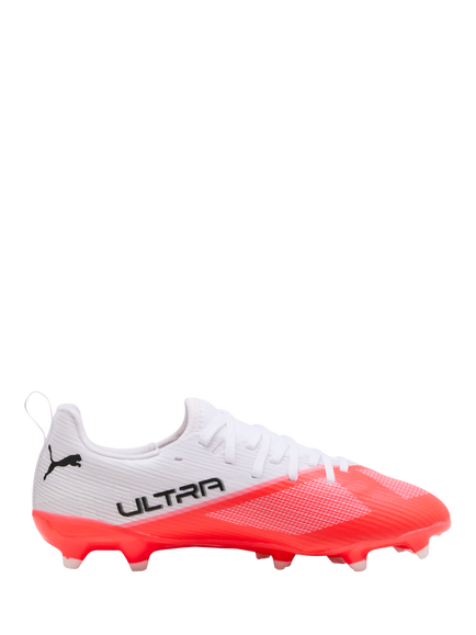 PUMA Kids' FG/AG Ultra 7 Match Football Boots, Red/Black/White