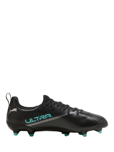 PUMA Kids' FG/AG Ultra 7 Match Football Boots, Black/Intense Mint