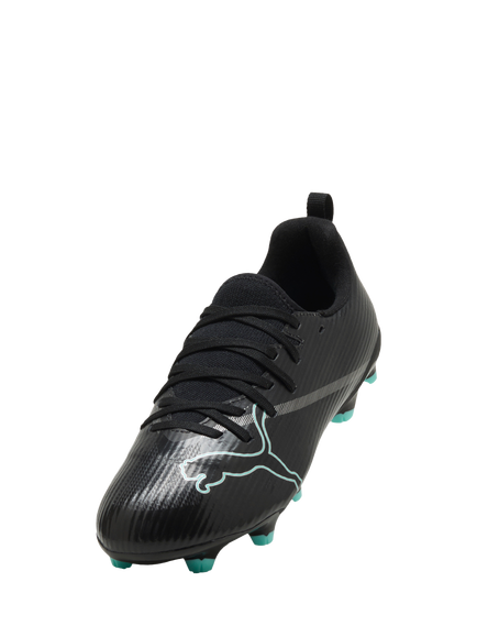 PUMA Kids' FG/AG Ultra 7 Match Football Boots - view 2, Black/Intense Mint