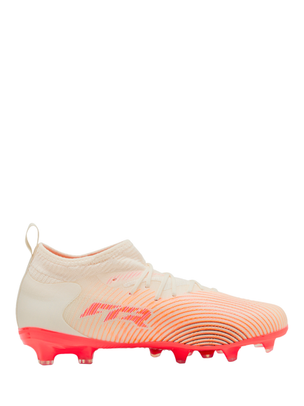 PUMA Kids' FG/AG Future 9 Match Football Boots, White/Red/Black, White/Red/Black