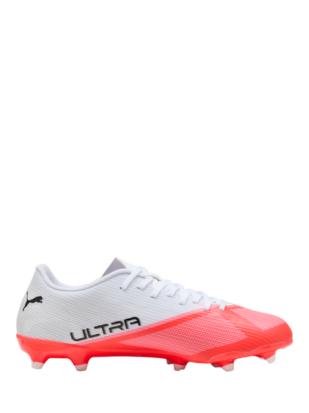 PUMA Men's Ultra 7 Play FG/AG Football Boots, Red/Black/White, Red/Black/White