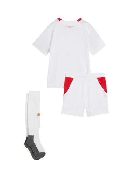 PUMA Kids' AC Milan Away Mini Football Kit, White-victory Gold - view 2, White-victory Gold