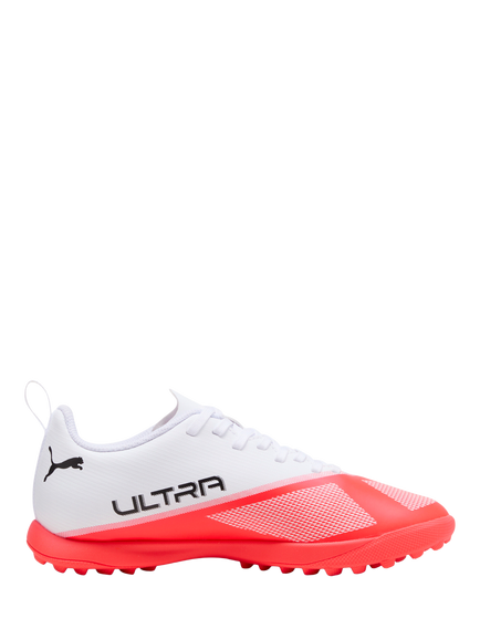 PUMA Kids' ULTRA 7 PLAY Football Boots, Red/Black/White, Red/Black/White