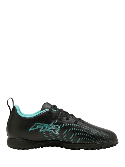PUMA Kids' FUTURE 9 PLAY Football Boots, Black/Mint/White, Black/Mint/White