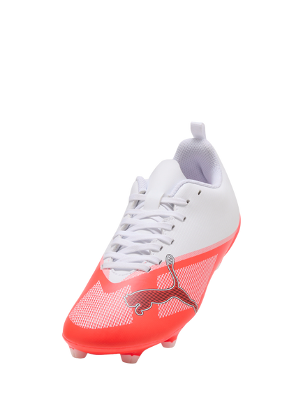 PUMA Kids' FG/AG ULTRA 7 PLAY Football Boots, Red/Black/White - view 2, Red/Black/White
