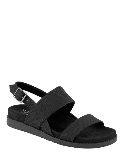 TOMS Marin Strappy Slingback Sandals, Black - view 2, Black