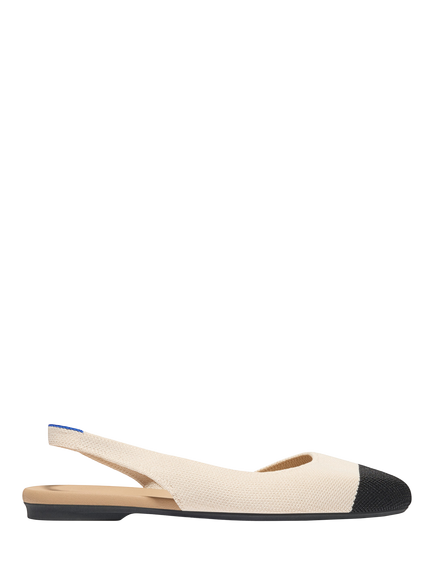 Rothy's The Almond Slingback Sandals, Conch Captoe, Conch Captoe