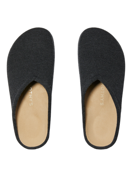 Rothy's The Casual Clogs, Soft Black - view 2, Soft Black
