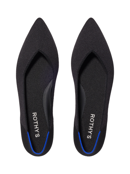 Rothy's The Point II Mules, Black - view 2, Black