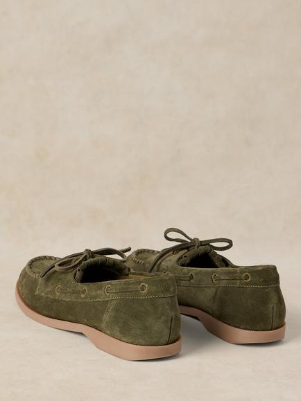 White Stuff Mahri Boat Shoes, Khaki - view 2, Khaki