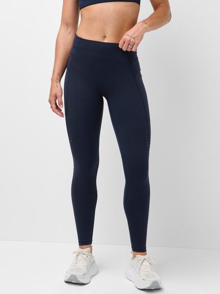 Sweaty Betty Power Fabric Running Leggings, Navy, French Navy Blue