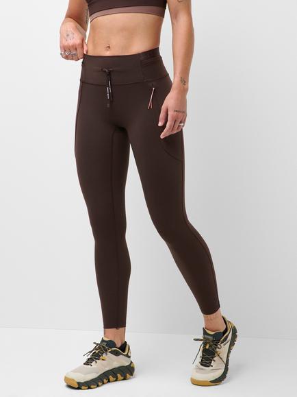 Sweaty Betty Power Hike 7/8 Leggings, Espresso Brown, Espresso Brown