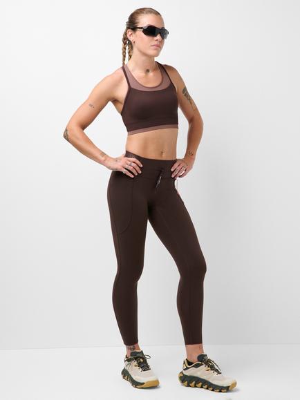 Sweaty Betty Power Hike 7/8 Leggings, Espresso Brown - view 2, Espresso Brown