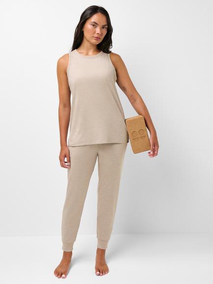 Sweaty Betty Performance Yoga Vest, Taupe Beige, Taupe Beige