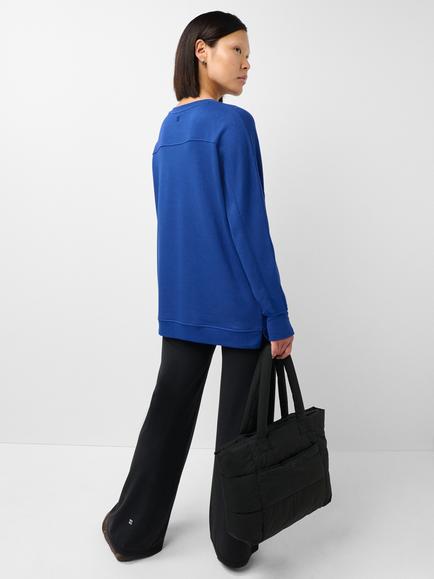 Sweaty Betty Throw On Sweatshirt, Prussian Blue - view 2, Prussian Blue