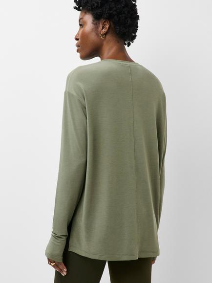Sweaty Betty Studio Collection Top, Bracken Green - view 2, Bracken Green