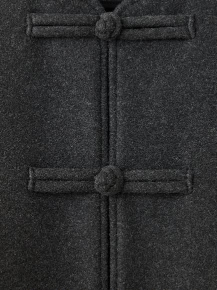 Mango Sculpted Cropped Jacket, Anthracite - view 2, Anthracite